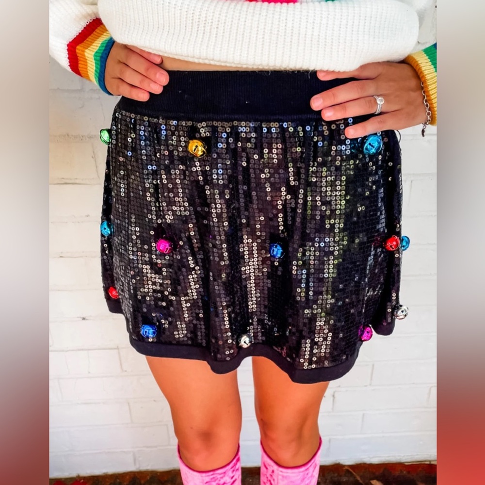 Queen of Sparkles Jingle Bell Skirt